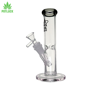 20cm bong boasts clean lines and comes in four sleek colour options for the mouth rim.
