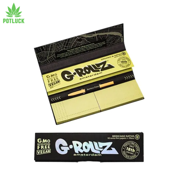 G-Rollz Medicago Sativa King Size Rolling Papers pack front view