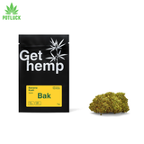 cbd hemp tea flower banana kush hyrbid