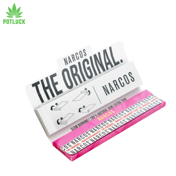 Narcos pink papers with tips 32 papers and 32 tips 