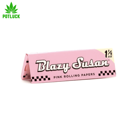 Blazy Susan Pink 1 1/4 Rolling Papers - MyPotluck
