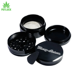 Blazy Susan 63mm metal herb grinder with four-piece aluminium construction