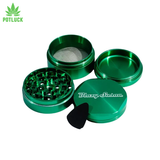 Blazy Susan 4-piece grinder showing sharp diamond-shaped grinding teeth