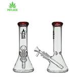 - Flared Beaker Design - Ice Catcher Inside Bong Neck 20 cm tall Red rim