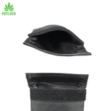 smell proof black mesh bags with c1 flame logo