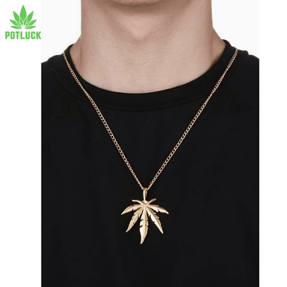 Cannabis Leaf | Necklace - MyPotluck
