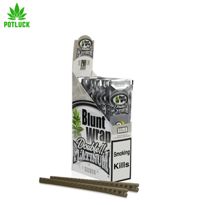 Double Platinum Blunt Wraps are made from high quality tobacco leaves with each one being induced with delicious double drip natural flavourings to bring out the best taste for your smoke. Each pack contains two Double Platinum Blunt Wraps which are sealed in a foiled packaging to keep the freshness inside.