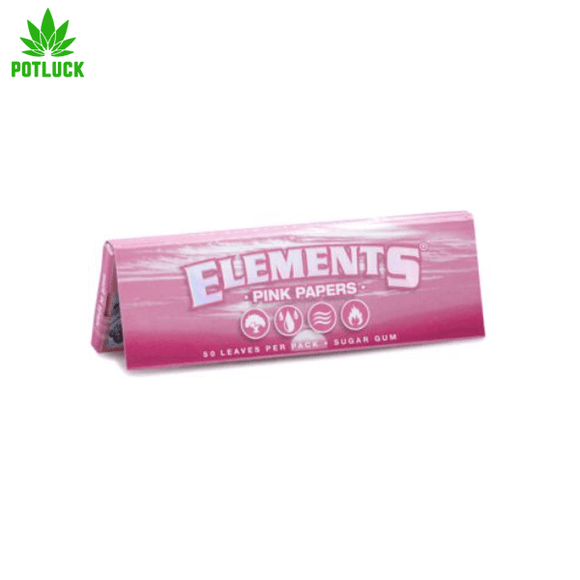 Introducing the newest arrival from the Elements brand, the Elements Pink 1.25 Size Slim Rolling Papers