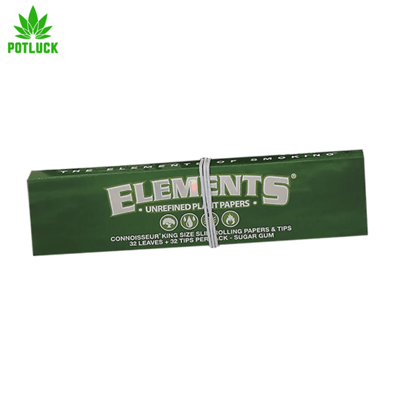 Elements Green | Connoisseur Kingsize Unrefined - MyPotluck