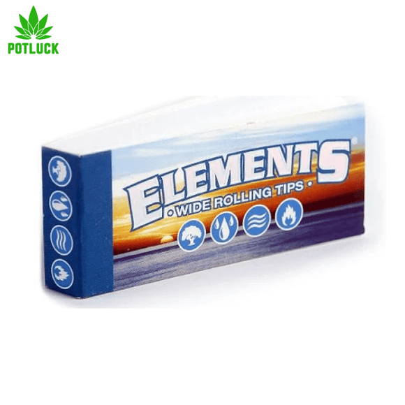 These Elements 25mm Wide Rolling Tips are made from quality material, chemical and chlorine free, they also come in a booklet with a perforated edge for easy extraction.