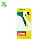 Swan extra slim filter tips featuring the swan o nthe packaging