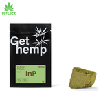 Green label for indica pollen cbd hash 35% cbd content