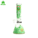 The new Glowing in Dark series from Grace Glass Bong is made of high quality borosilicate glass, formed in the shape of a beaker.