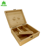 – The Headchef Bamboo Deluxe Rolling Station is a great addition to the Headchef rolling box range. – With practical and ergonomic compartments for all your rolling components conveniently laid out. – Deluxe Box Size: 23cm X 20cm X 6.5cm