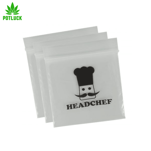 4x4 cm Headchef Logo contains 100 bags