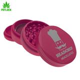 Unique Ceramic Ultra Non-Stick Coating. Never Have to Clean Your Grinder Again! - Screen: The Screen Is Removable with an Ergonomic Quarter Turn Release Mechanism. The Top features a Hexagon shape lid to aid with grip. 