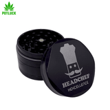 Unique Ceramic Ultra Non-Stick Coating. Never Have to Clean Your Grinder Again! - Screen: The Screen Is Removable with an Ergonomic Quarter Turn Release Mechanism. The Top features a Hexagon shape lid to aid with grip. 