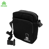 Headchef activated carbon smell proof crossbody bag in black