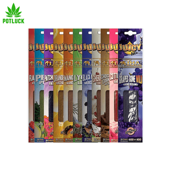 Each packet contains 20 sticks and comes in various scents. These sticks tend to last a lot longer than hand rolled brands 