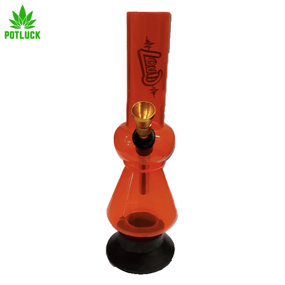 Small Acryiic waterpipe 20cm in Height, hourglass type shape