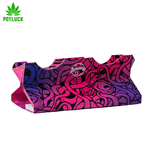 These unique papers have purple and pink tentacles over the packaging. The packaging can be flipped round and magnetically stuck to create a rolling paper holder too.