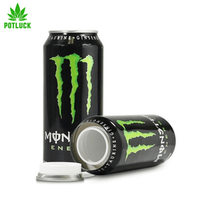 This is the original Monster Energy drink with a screw lid featuring a hidden stash area within