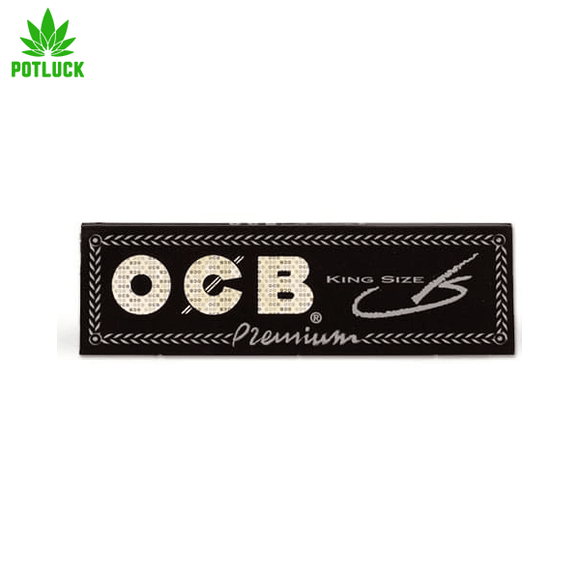 OCB | Black Premium King Size Slim Rolling Papers - MyPotluck