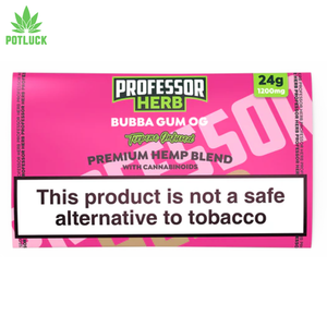 The Professor Herb CBD Hemp Shake is a popular tobacco substitute, providing a more natural alternative for smoking, without nicotine or tobacco, whilst providing you with a gentle relaxation, delicate texture, and herbal aroma.