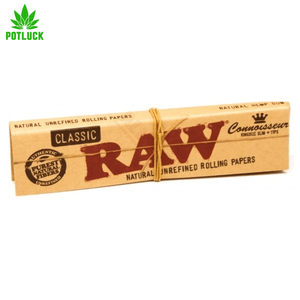RAW | Classic Connoisseur King Size Slim Rolling Papers & Tips - MyPotluck