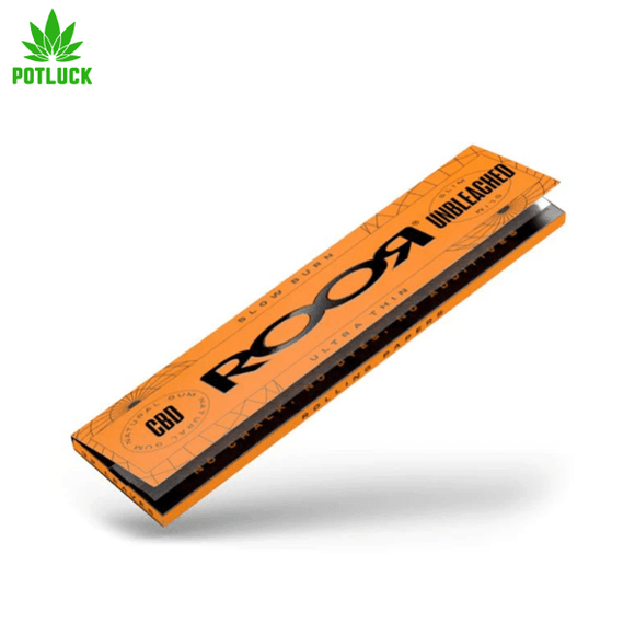 RooR | Ultra Thin Unbleached King Size Slim Papers - MyPotluck