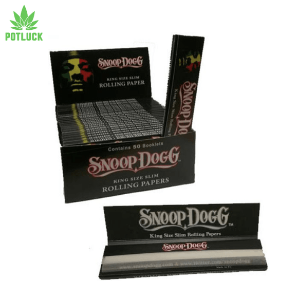 Snoop Dogg branded 32 pack of rice kingsize papers slim