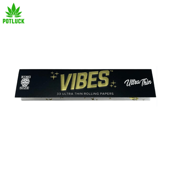 Vibes | Ultra Thin Black King Size Slim - MyPotluck